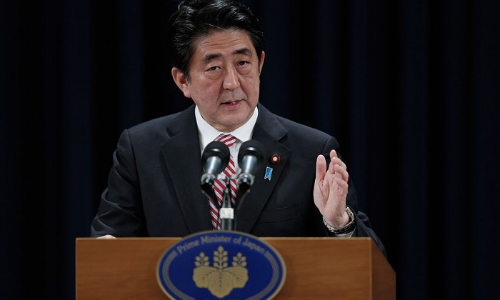 Japanese Prime Minister Shinzo Abe Press Conference