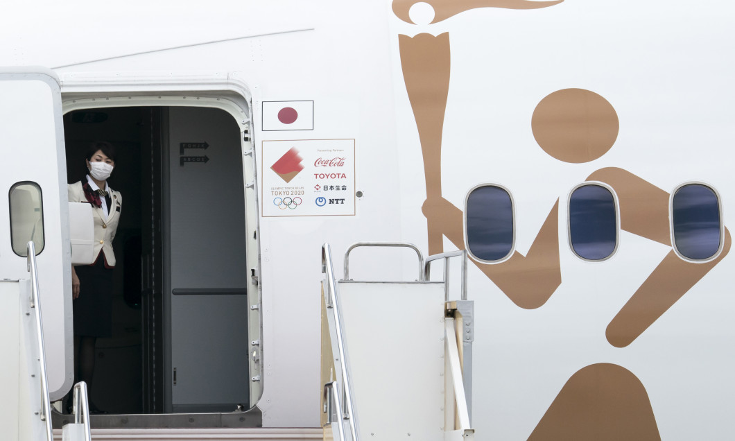 Tokyo 2020 Olympic Flame Arrives Japan