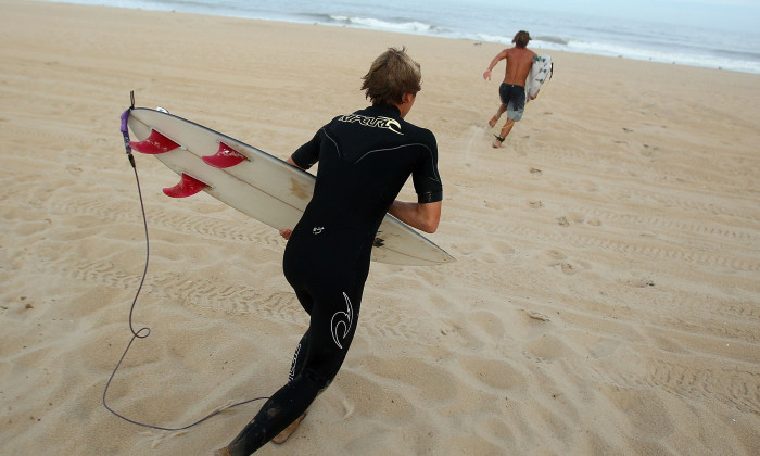 Coastal Communities Along Eastern Seaboard Evacuate Ahead Of Hurricane Irene