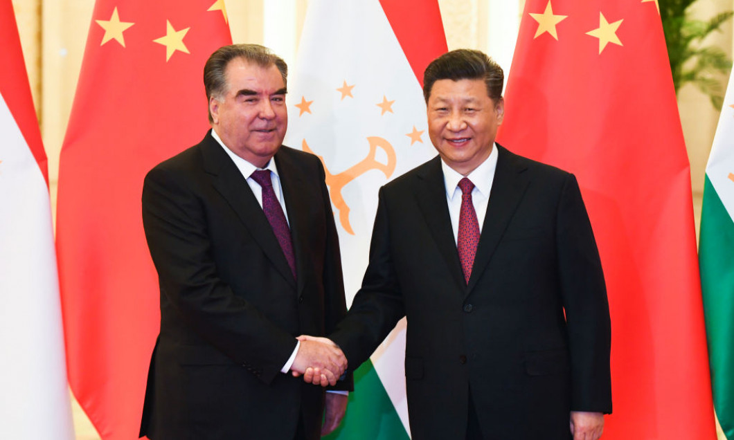 Tajikistan's President Emomali Rahmon Meets China's President Xi Jinping