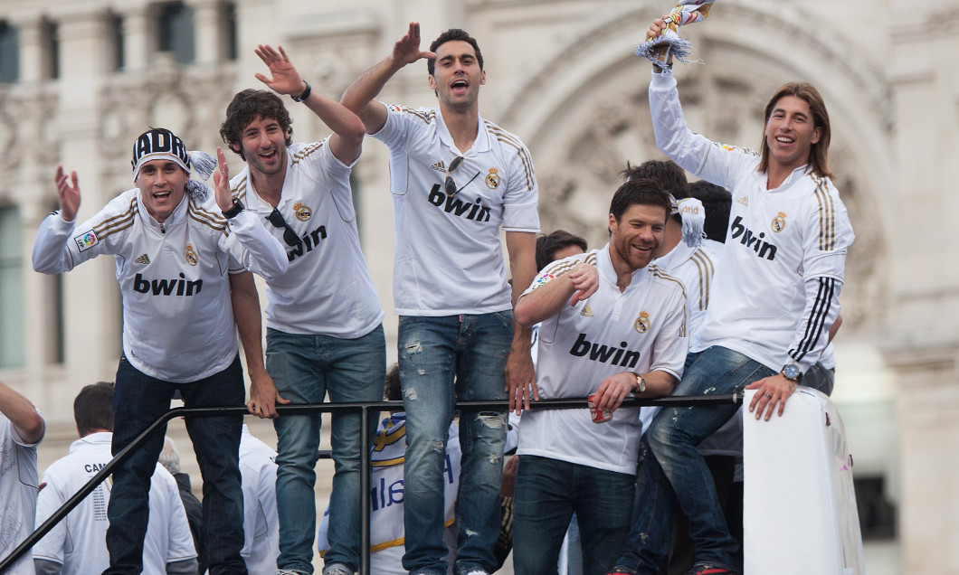 Real Madrid Celebrate Winning La Liga