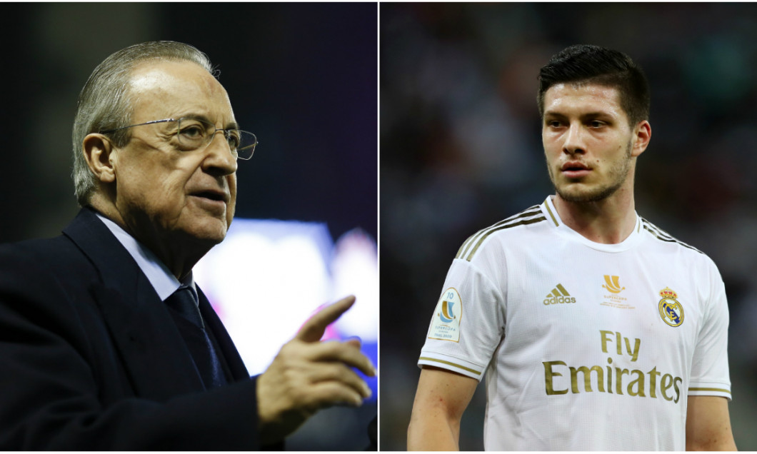 Florentino Perez și Luka Jovic