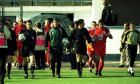 FOTBAL:PETROLUL PLOIESTI-STEAUA BUCURESTI, DIVIZIA A (21.04.2002)