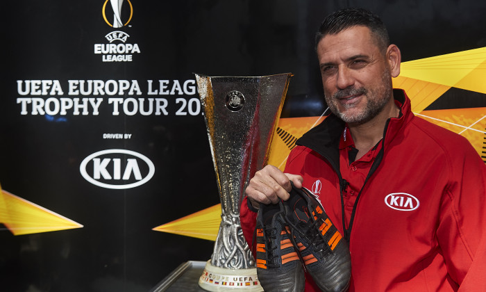 UEL Trophy Tour Driven by Kia Visits Seville - Day 2