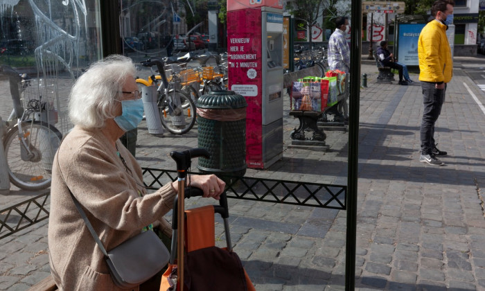 Daily life in Brussels in confinement.