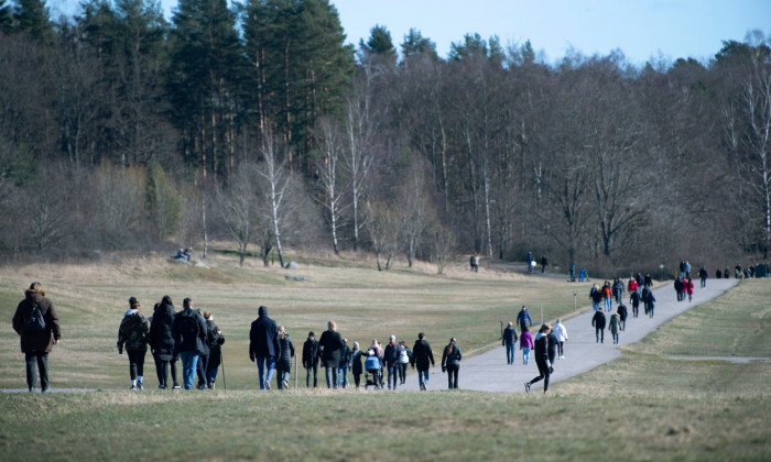 Seasonal weather, Stockholm, Sweden - 22 Mar 2020