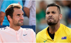 Roger Federer și Nick Kyrgios