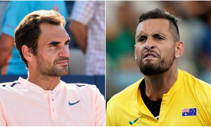 Roger Federer și Nick Kyrgios