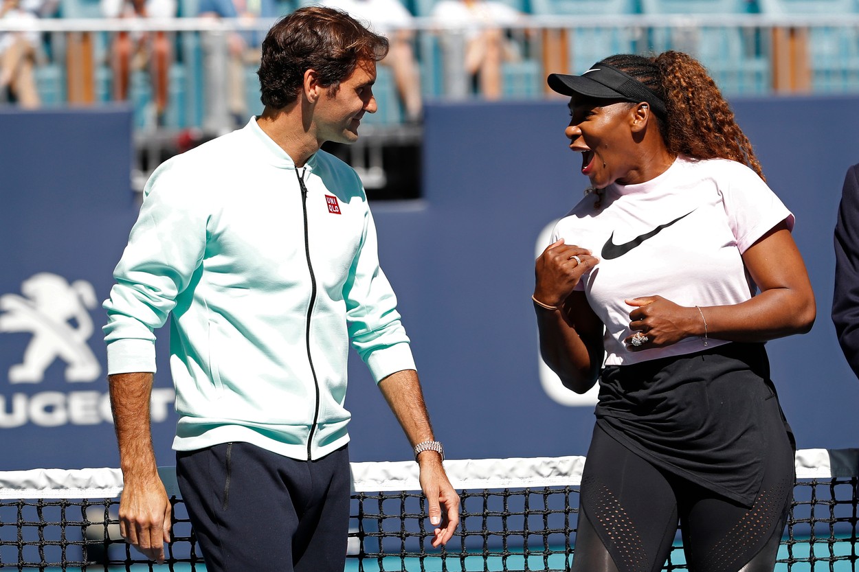 Zeii din Templul tenisului. Serena Williams și Roger Federer merg la Wimbledon. Au împreună 78 de ani