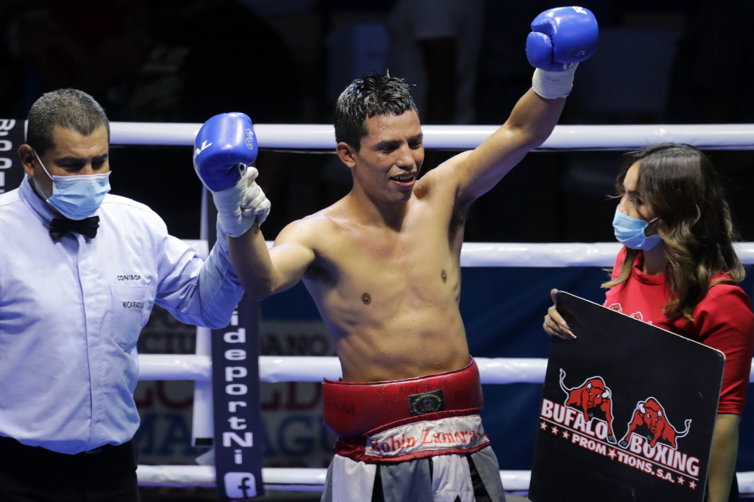Professional Boxing Night During Coronavirus Pandemic in Managua