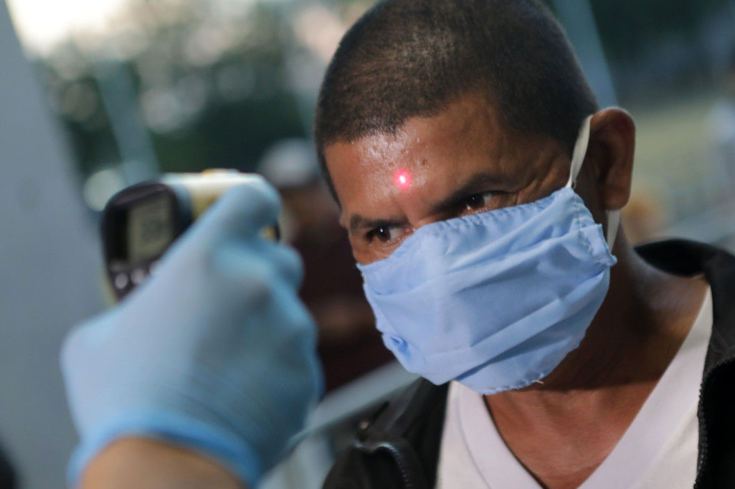 Professional Boxing Night During Coronavirus Pandemic in Managua
