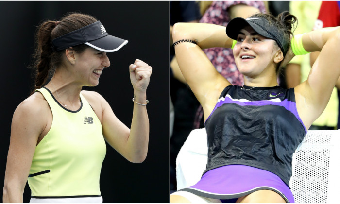 Sorana Cîrstea și Bianca Andreescu