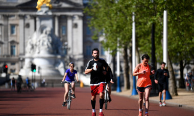 Views Of The Iconic London Marathon Route In Coronavirus Lockdown