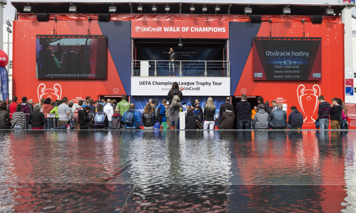 Unicredit UEFA Champions League Trophy Tour - Bratislava