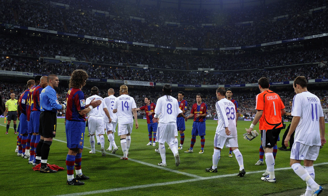 Tunelul de onoare realizat de Barcelona pentru Real Madrid / Foto: Getty Images