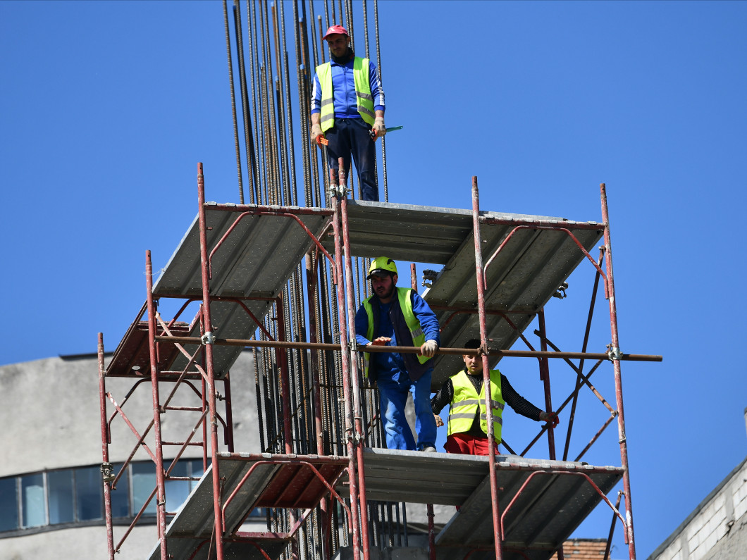 LUCRARI DE CONSTRUCTIE LA STADIONUL RAPID DIN BUCURESTI (28.04.2020)
