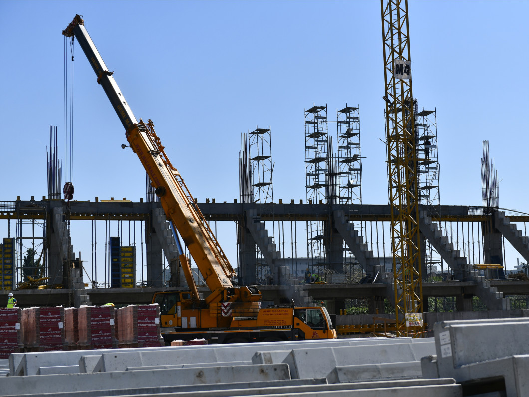 LUCRARI DE CONSTRUCTIE LA STADIONUL RAPID DIN BUCURESTI (28.04.2020)