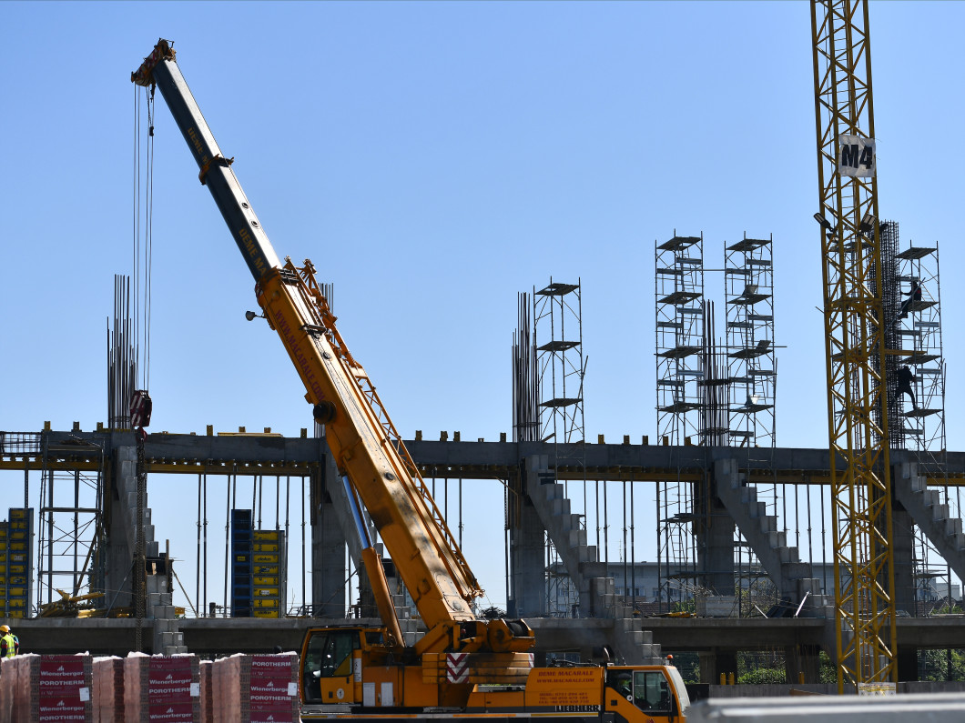 LUCRARI DE CONSTRUCTIE LA STADIONUL RAPID DIN BUCURESTI (28.04.2020)