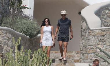 EXCLUSIVE: Juventus football player Paulo Dybala and Oriana Sabatini holidays in Mykonos