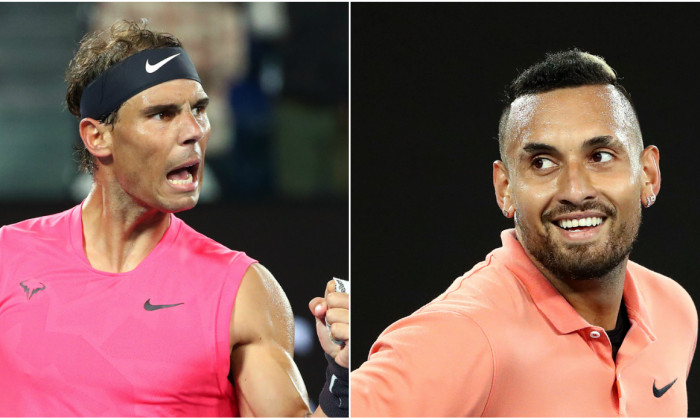 Rafael Nadal și Nick Kyrgios