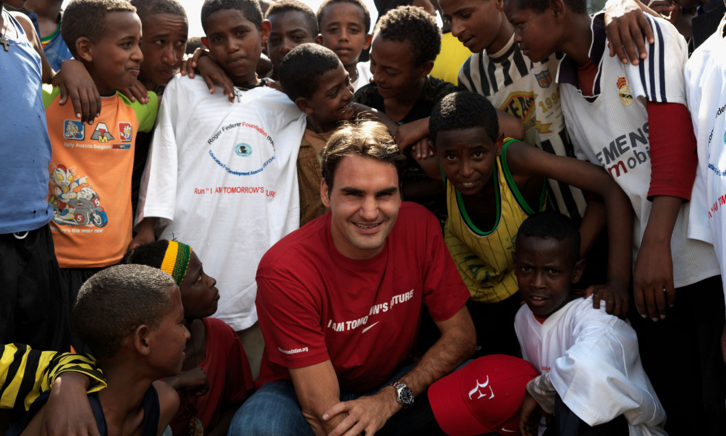 Roger Federer Visits Ethiopia