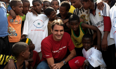 Roger Federer Visits Ethiopia