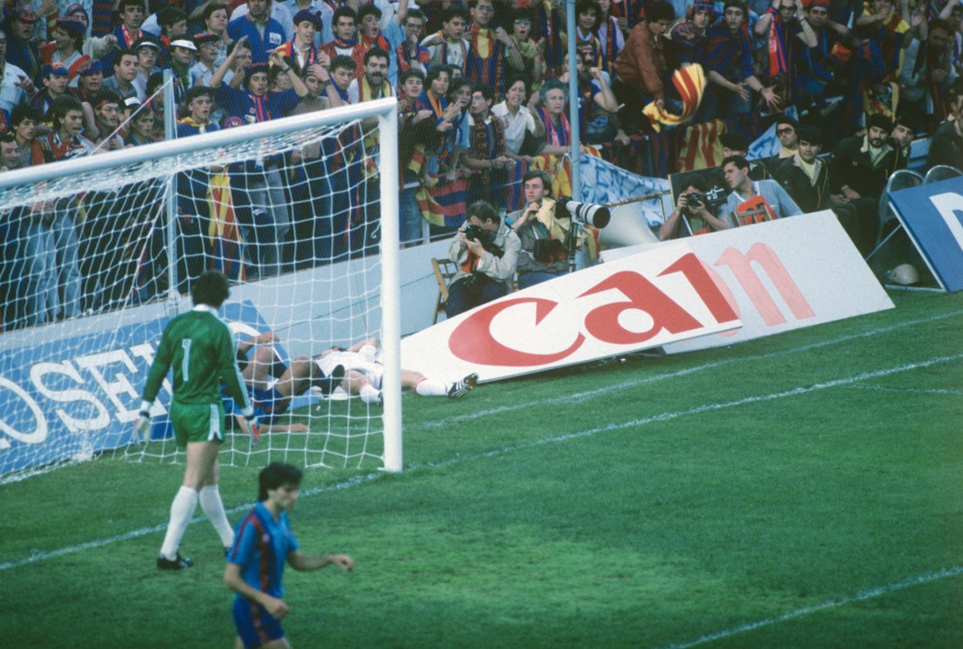 Steaua Bucharest v Barcelona - European Cup - Final - Estadio Ramon Sanchez Pizjuan, Sevilla