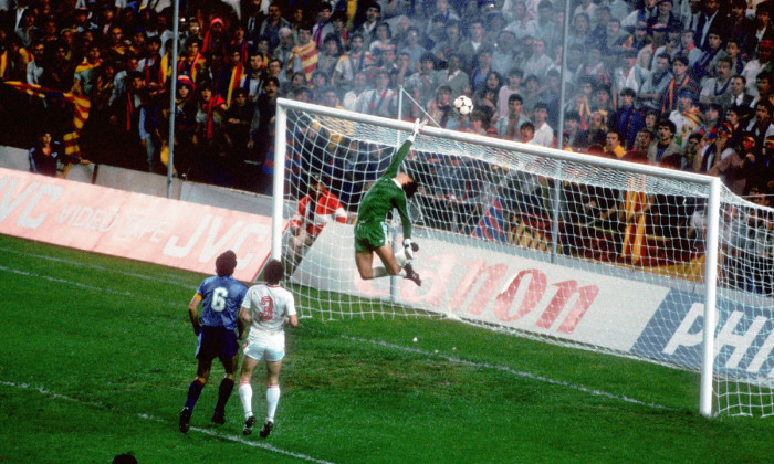 Soccer - European Cup - Final - Steaua Bucharest v Barcelona - Estadio Ramon Sanchez Pizjuan, Sevilla