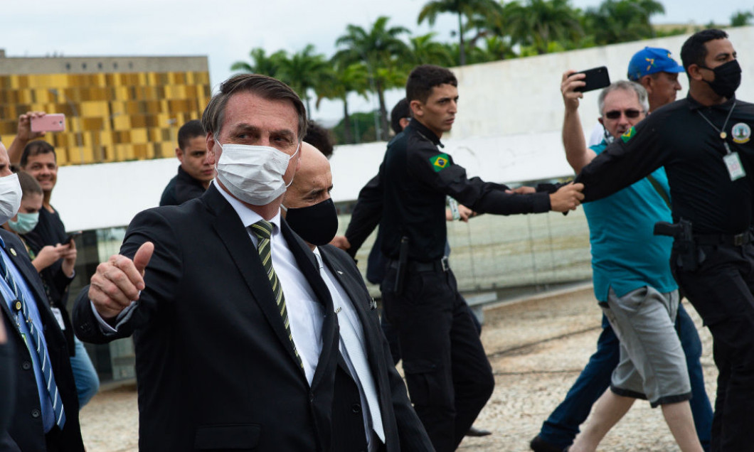 President Jair Bolsonaro Meets with Members of the Supreme Court (STF) Amidst the Coronavirus (COVID - 19) Pandemic