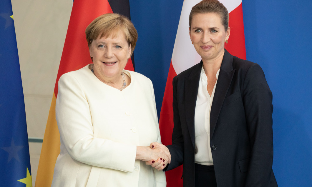 Mette Frederiksen Angela Merkel