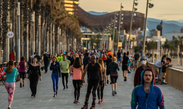 High Temperatures As Spain Allows Walking And Outdoor Exercise