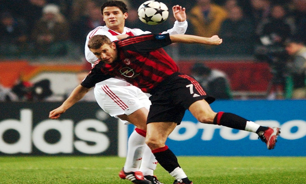 Fussball: Champions League 02/03 Ajax Amsterdam - AC Mailand