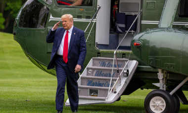 President Trump Returns To White House From Camp David