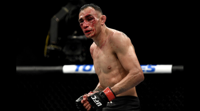 Primul mare eveniment desfășurat în timpul pandemiei: UFC 249. Justin Gaethje l-a învins pe Tony Ferguson în main event / Foto: Getty Images
