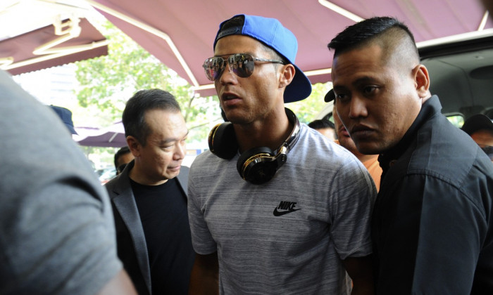 (SP)SINGAPORE-SOCCER-CRISTIANO RONALDO