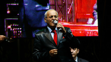 Nelu Ploieșteanu, în timpul unui concert