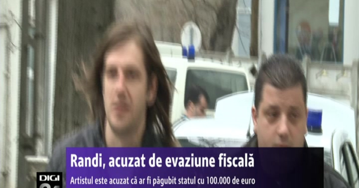 CantÄƒreÈ›ul Randi Este UrmÄƒrit Penal Pentru Evaziune Digi24