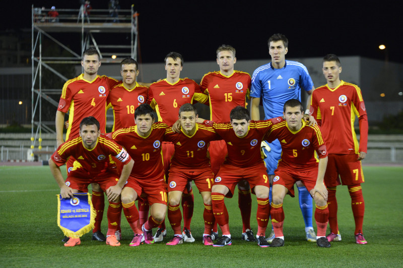 Naționala de fotbal a României care a bifat primul succes din 2013|MEDIAFAX FOTO