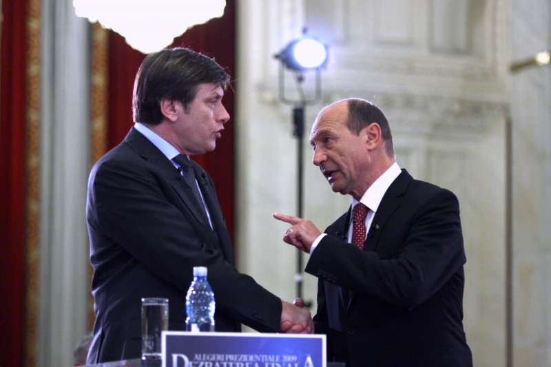 Crin Antonescu și Traian Băsescu | MEDIAFAX FOTO