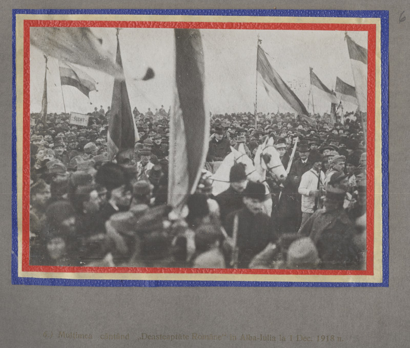 „Vorbirea P.S.S. Episcopul Caranşebeşului, Dr. Miron E. Cristea, cătră poporul din «Ţara Haţegului» şi jur în Alba Iulia la 1 Decemvrie n. 1918.” | Sursă foto: Arhivele Naţionale