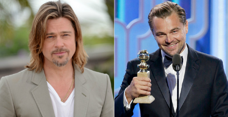 leo dicaprio brad pitt