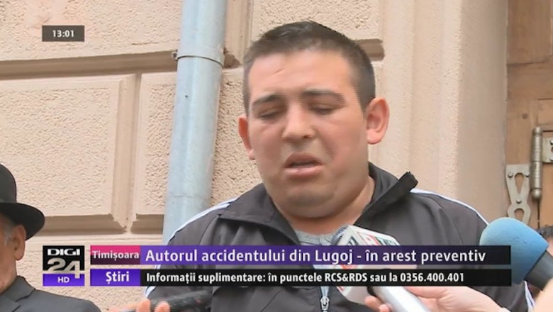 autor accident Lugoj