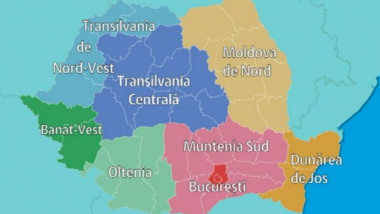romania harta regiuni regionalizare digi24