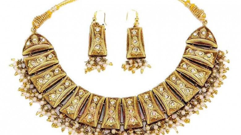 Pradeep lac necklace gold 110