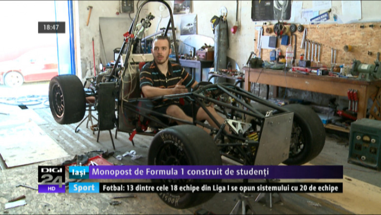 coperta - Monopost de Formula 1 construit de studenti