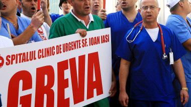 Spitalul de Urgente Iasi Greva medici doctori UPU - Mediafax Foto-Liviu Chirica