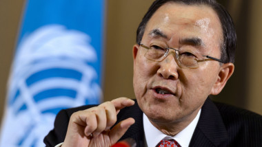 ban ki moon secretarul general al ONU afp