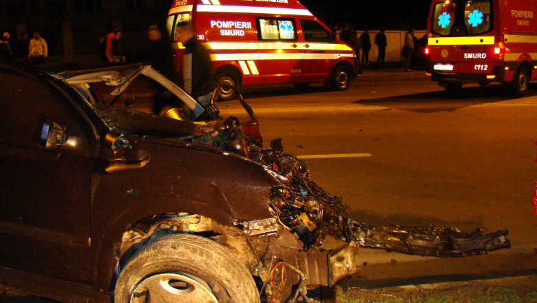 ACCIDENT MASINA Mediafax Foto-ISUMB