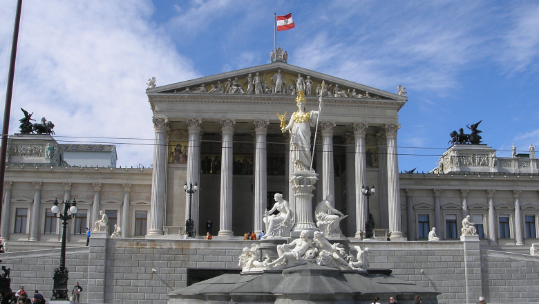 Austria Parlament Front