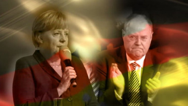 Angela Merkel Peer Steinbruck captura